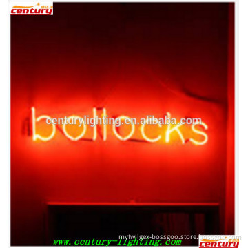 bollocks neon sign